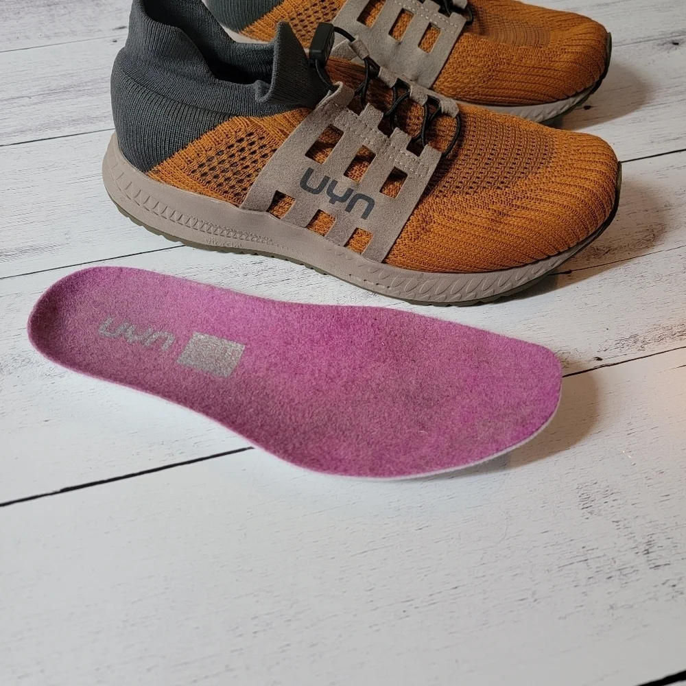 Uyn, Golden Yellow Sneakers, Size 40 (81/2-9)